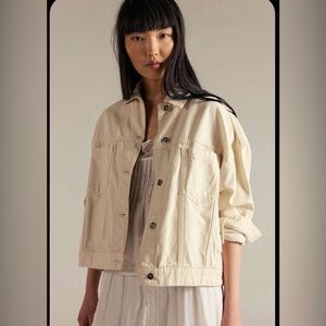 Entro Beige Denim Jacket